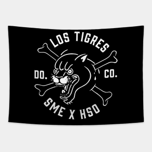 Los Tigres (b&w) Tapestry