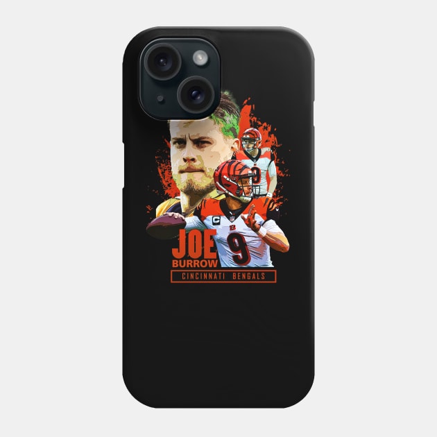 joe burrow - bengals Phone Case by Nashida Said