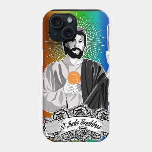 ST. JUDE THADDEUS - RAINBOW BACKGROUND Phone Case