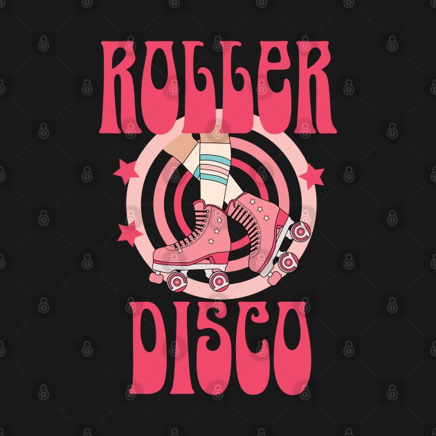 Roller Disco Derby Retro 1970s by kolakiss