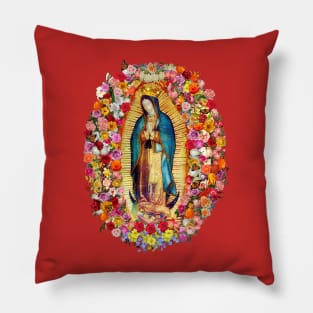 Our Lady of Guadalupe Mexican Virgin Mary Saint Mexico Catholic Mask Pillow