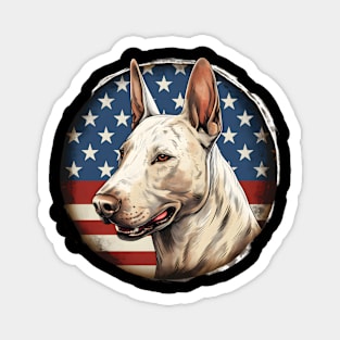 Bull Terrier 4th of July Magnet