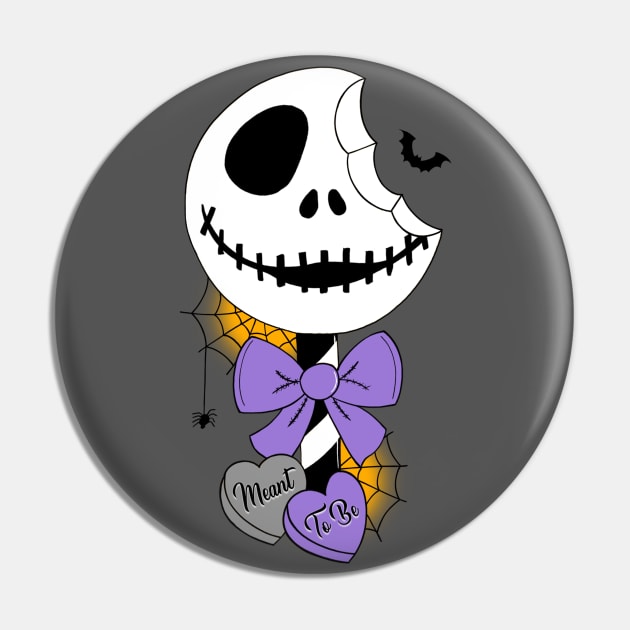 Jack Skellington - Meant to be Lollipop Type 2 Small Print Pin by mightbelucifer