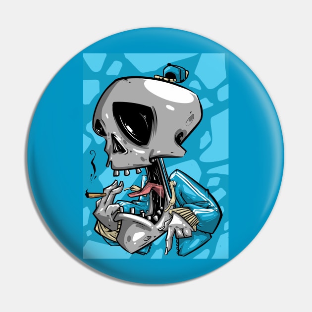 skull street Pin by Shtwork