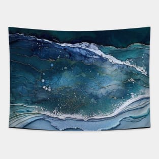 Abstract waves Tapestry