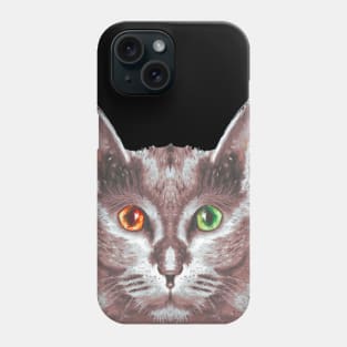 Amber-Emerald Cat Phone Case