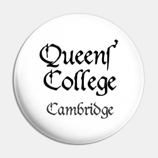 Cambridge Queen's College Medieval University Pin