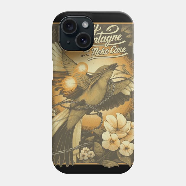 Bird Flower Phone Case by MicroStar