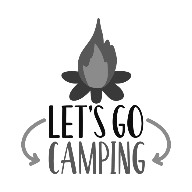 Let's Go Camping! Outdoors Shirt, Hiking Shirt, Adventure Shirt, Camping Shirt by ThrivingTees