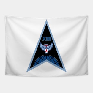 Space Launch Delta 13 Logo Tapestry