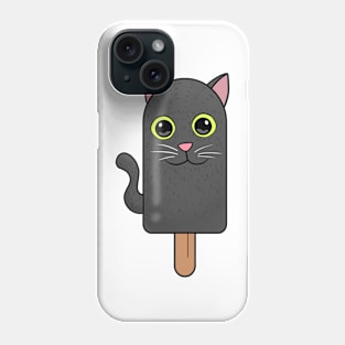 Animal Popsicle Grey Cat Ice Cream Summer Gift Phone Case