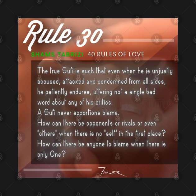 40 RULES OF LOVE - 30 by Fitra Design