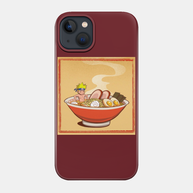 uzumaki ramen bath - Anime And Manga - Phone Case