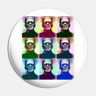 Frankenstein Pop Art Pin