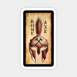 The Axe Shoppe | Rome Axe throwing Sticker Magnet