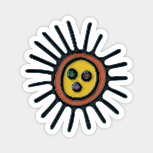 Taino Sun Symbol Magnet