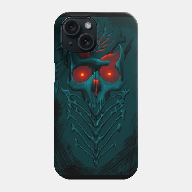 Biomech skull Phone Case by Jakoboc art