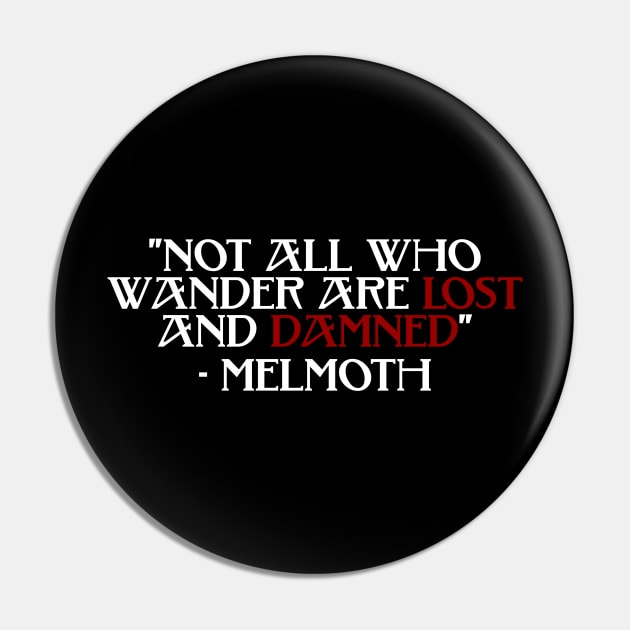 Melmoth The Wanderer Pin by Talesbybob