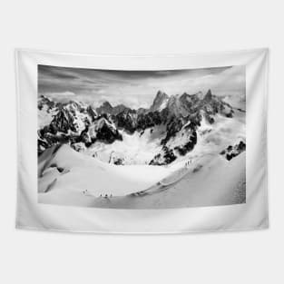 Chamonix Aiguille du Midi Mont Blanc Alps France Tapestry