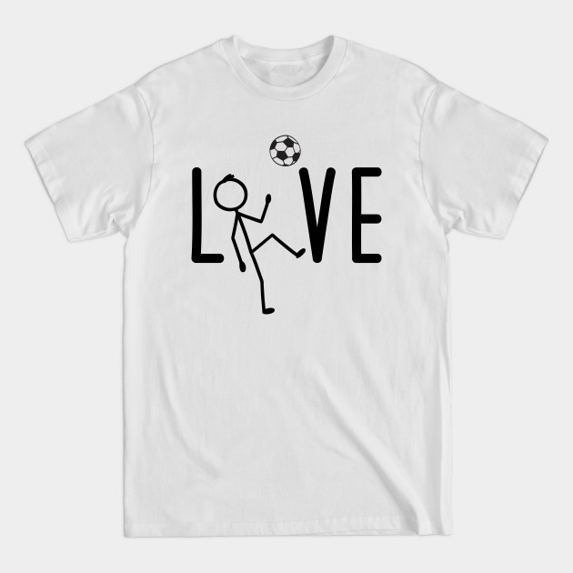 Disover Cute Soccer Player Love Soccer Birthday Gift For Soccer Fans - Football - T-Shirt