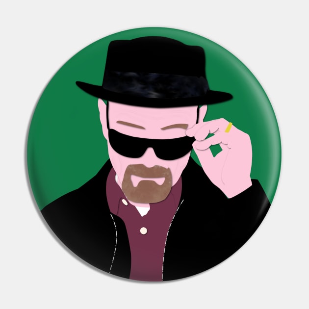 Breaking Bad Walter White Pin by OutlineArt