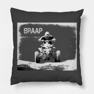 Braap ATV-Quad Moto Shirt Pillow