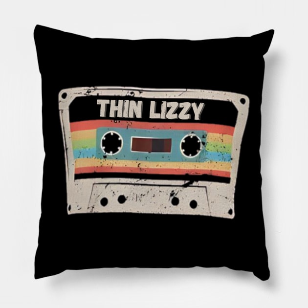 Thin Lizzy Pillow by Zby'p