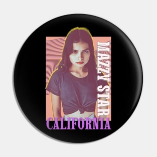 Mazzy Star Vintage 1988 // California Original Fan Design Artwork Pin