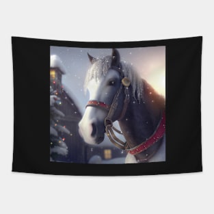 Christmas Horses Series Tapestry