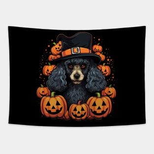 Poodle Halloween Tapestry