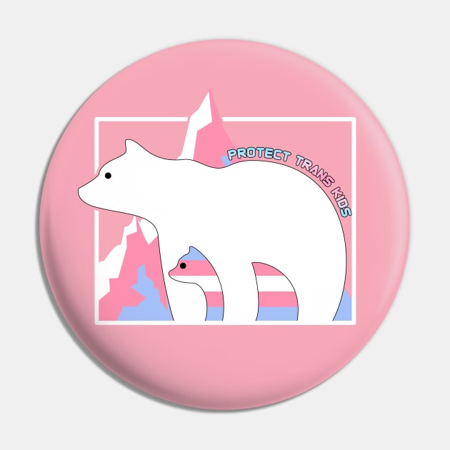 Protect Trans Kids Pin by Pridish