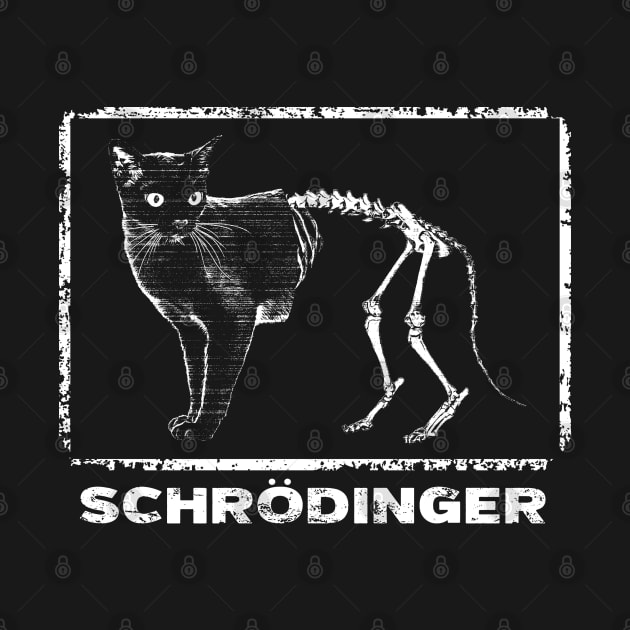 Schrodinger's cat_WHT by C3D3sign