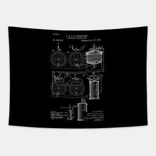 Craft Beer Brewing Tapestry