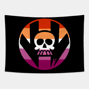 Lesbian Pride Logo Tapestry