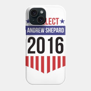 Re-Elect Andrew Shepard 2016 (Badge) Phone Case