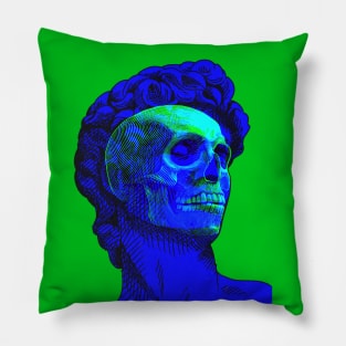 David Skull Interactive Yellow&Blue Filter T-Shirt By Red&Blue Pillow