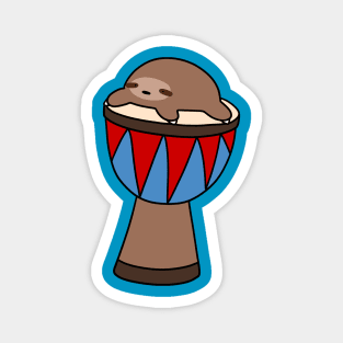 Little Sloth and Djembe Magnet