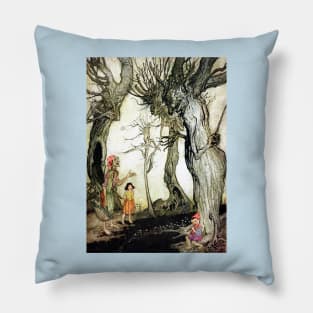 Trees and the Axe - Arthur Rackham Pillow