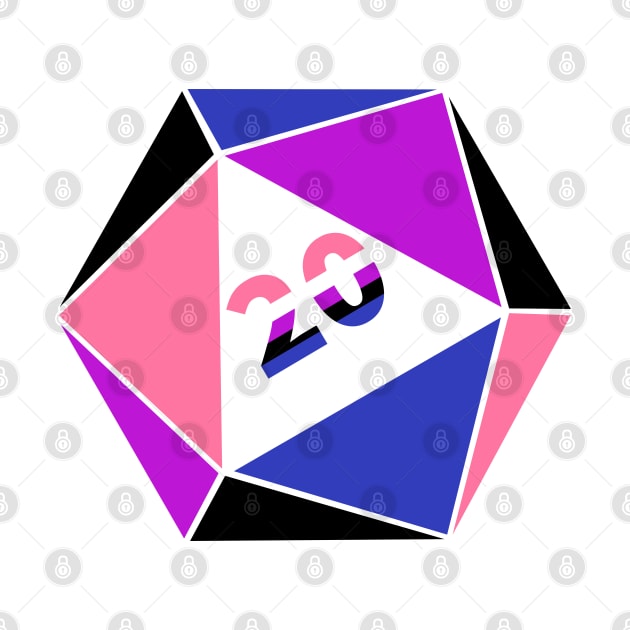 D20 | Genderfluid by PrinceSnoozy