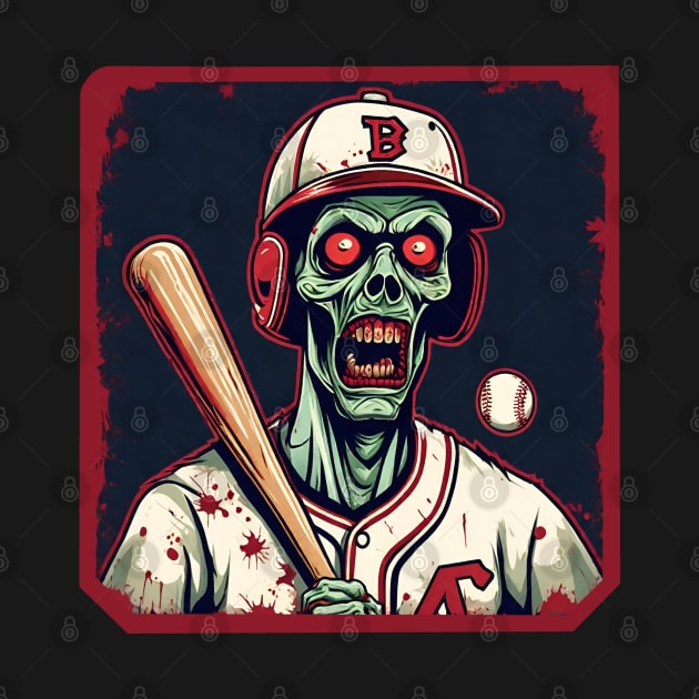 Baseball zombie by Ilustradamus