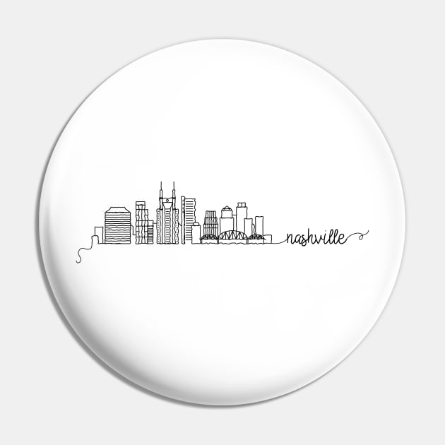 Nashville City Signature Pin by kursatunsal