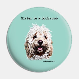 Cockapoo Dog Sister Pin