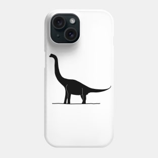 Sauropod - Black Phone Case