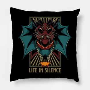 Life In Silence Pillow