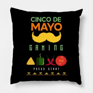 Cinco de mayo gaming tacos Pillow