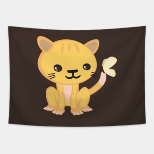 Kawaii Cute Kitty Cat Meow Kid Design Tapestry