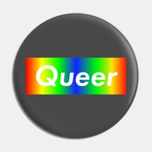 Queer Rainbow_White Pin