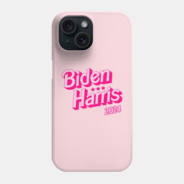 Biden Harris 2024 - Saving Democracy Barbie Style! Phone Case by Tainted