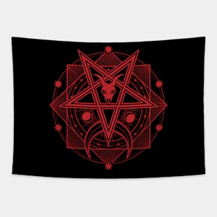 Evil workship Tapestry