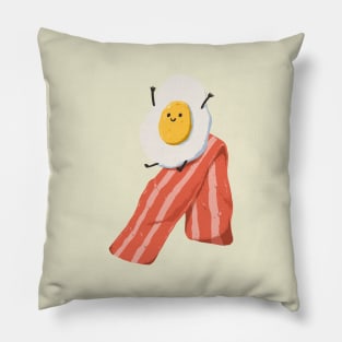 Bacon and egg slide Pillow